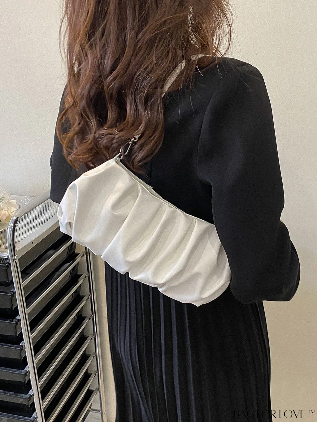 BagForLove - Sleek Ruched Handbag