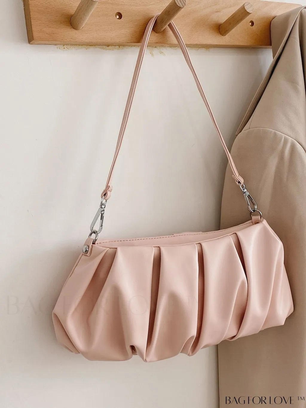 BagForLove - Sleek Ruched Handbag