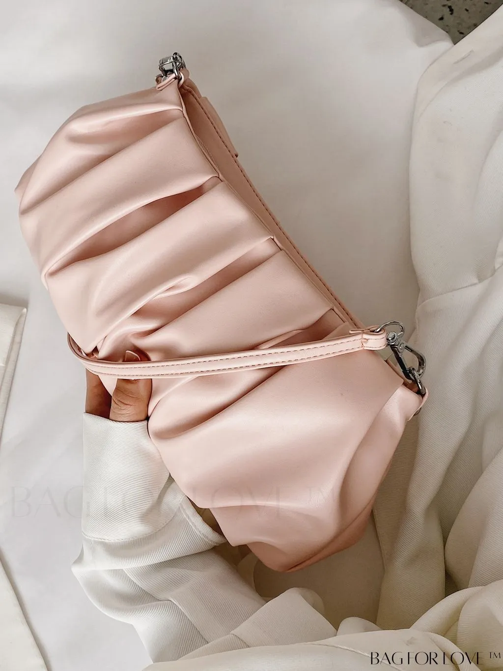 BagForLove - Sleek Ruched Handbag