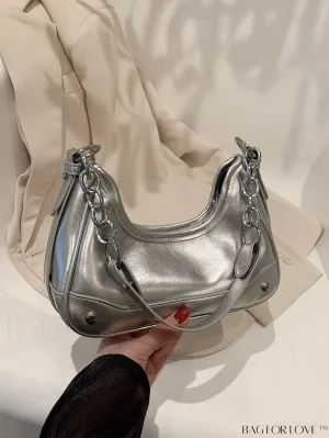 BagForLove - Stylish & Sleek Chain Shoulder Crossbody: Fashionable Minimalist Design