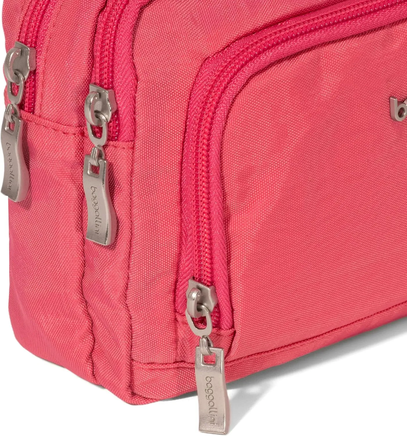 Baggallini Women Triple Zip Bag with Wallet