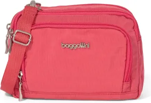Baggallini Women Triple Zip Bag with Wallet