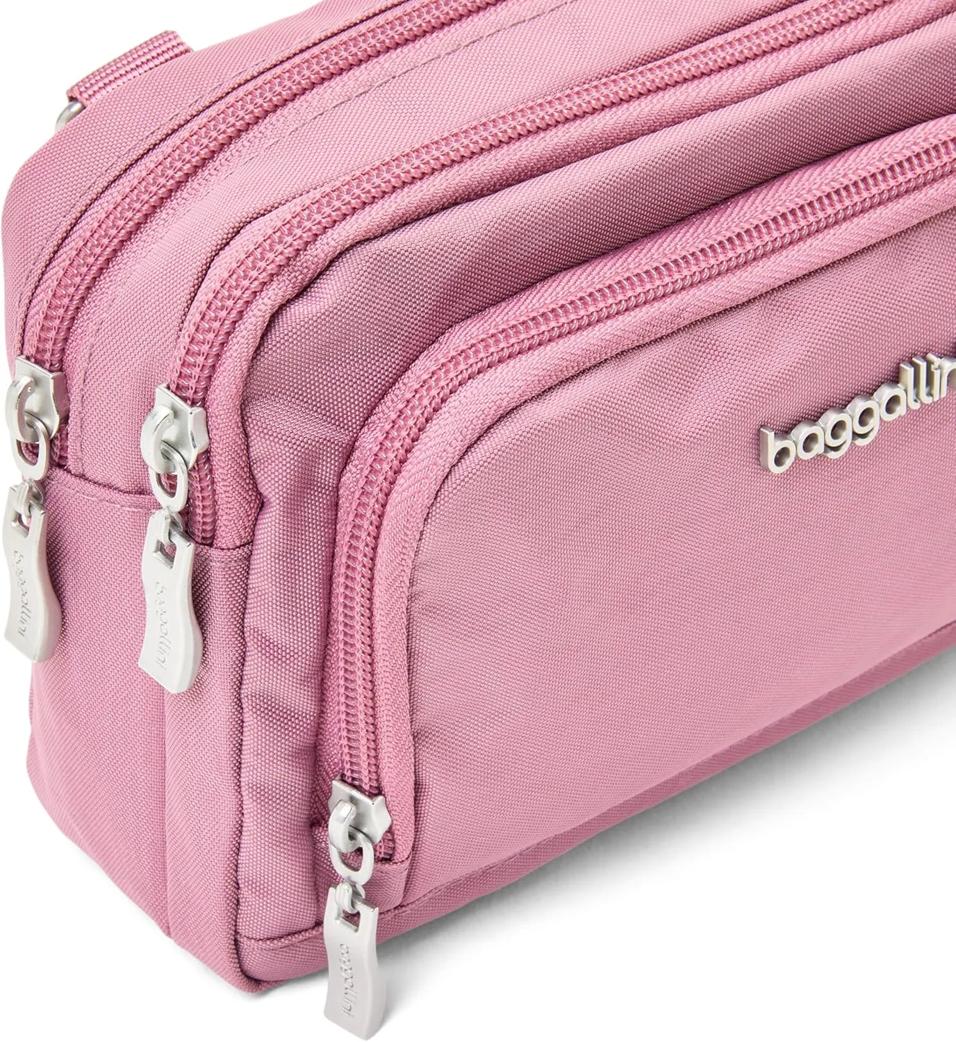 Baggallini Women Triple Zip Bag with Wallet