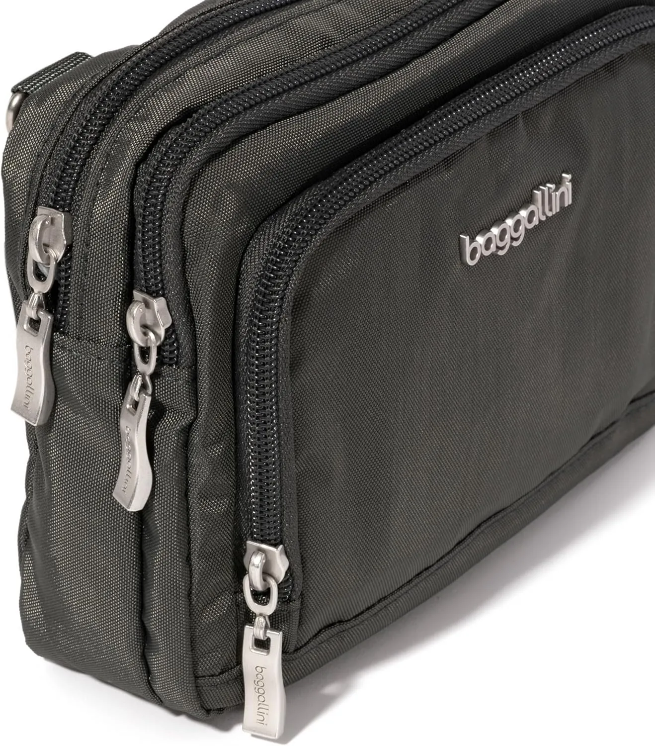 Baggallini Women Triple Zip Bag with Wallet