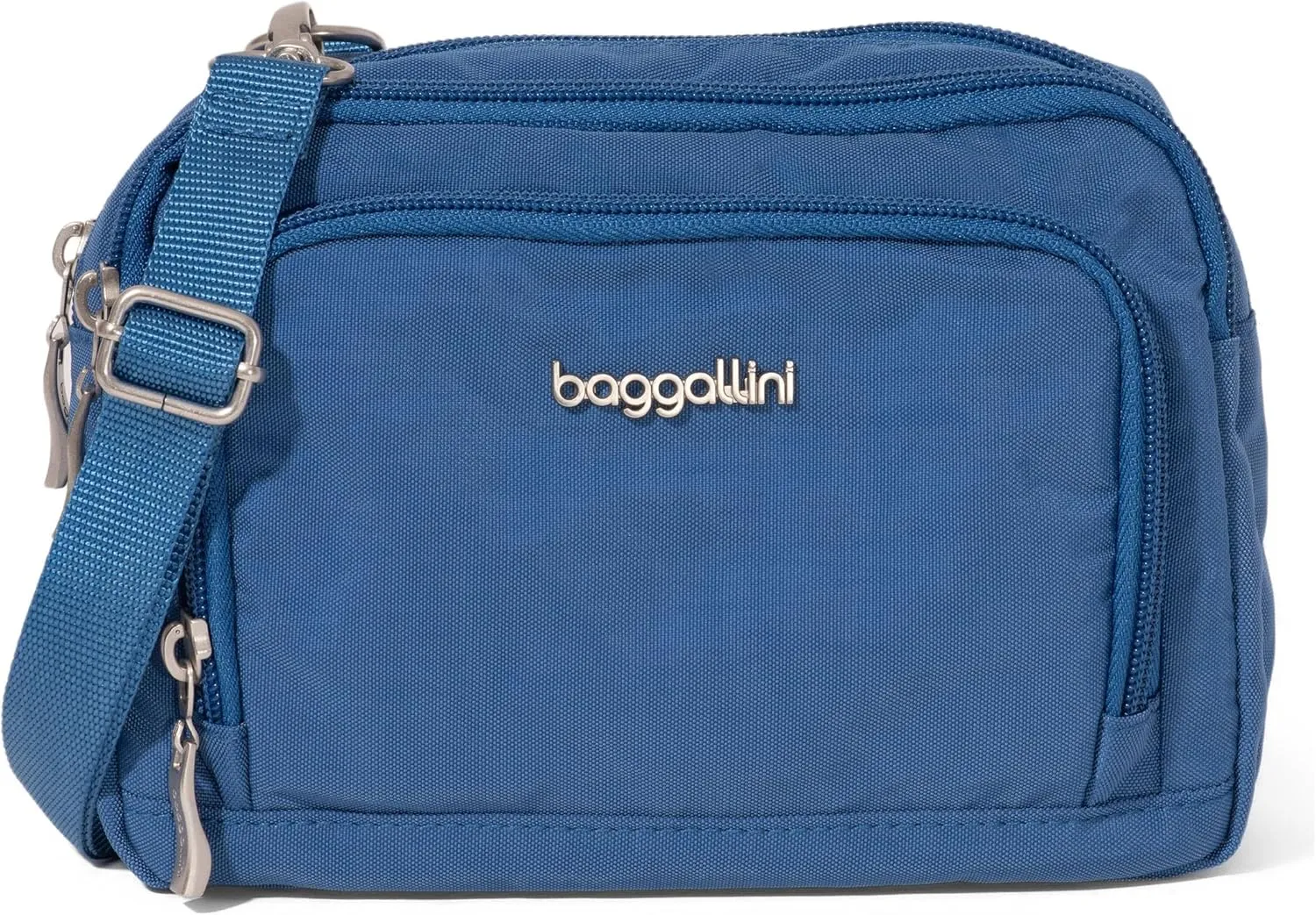 Baggallini Women Triple Zip Bag with Wallet