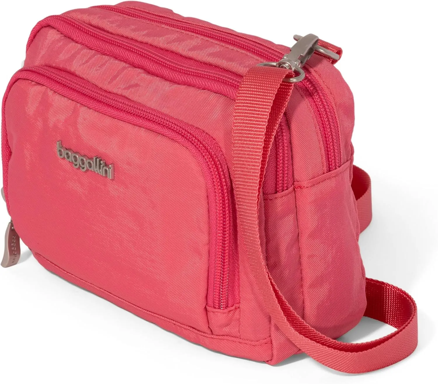 Baggallini Women Triple Zip Bag with Wallet