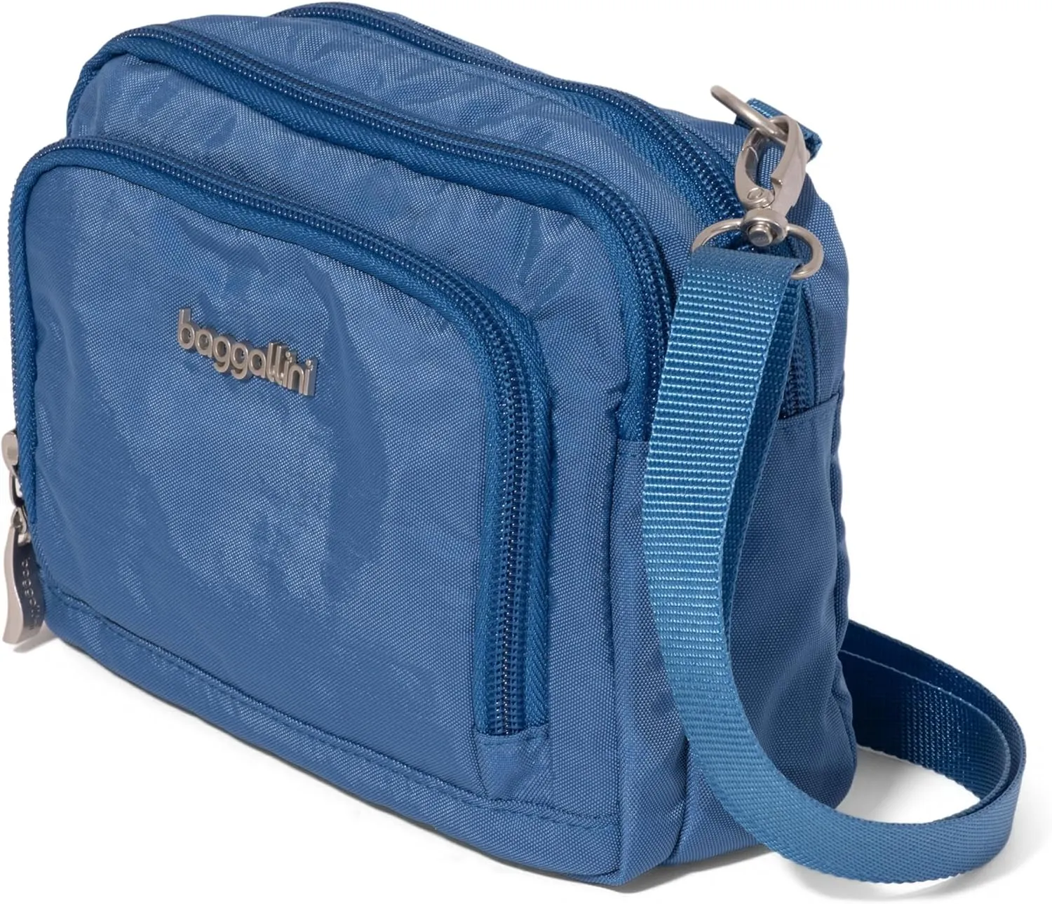 Baggallini Women Triple Zip Bag with Wallet