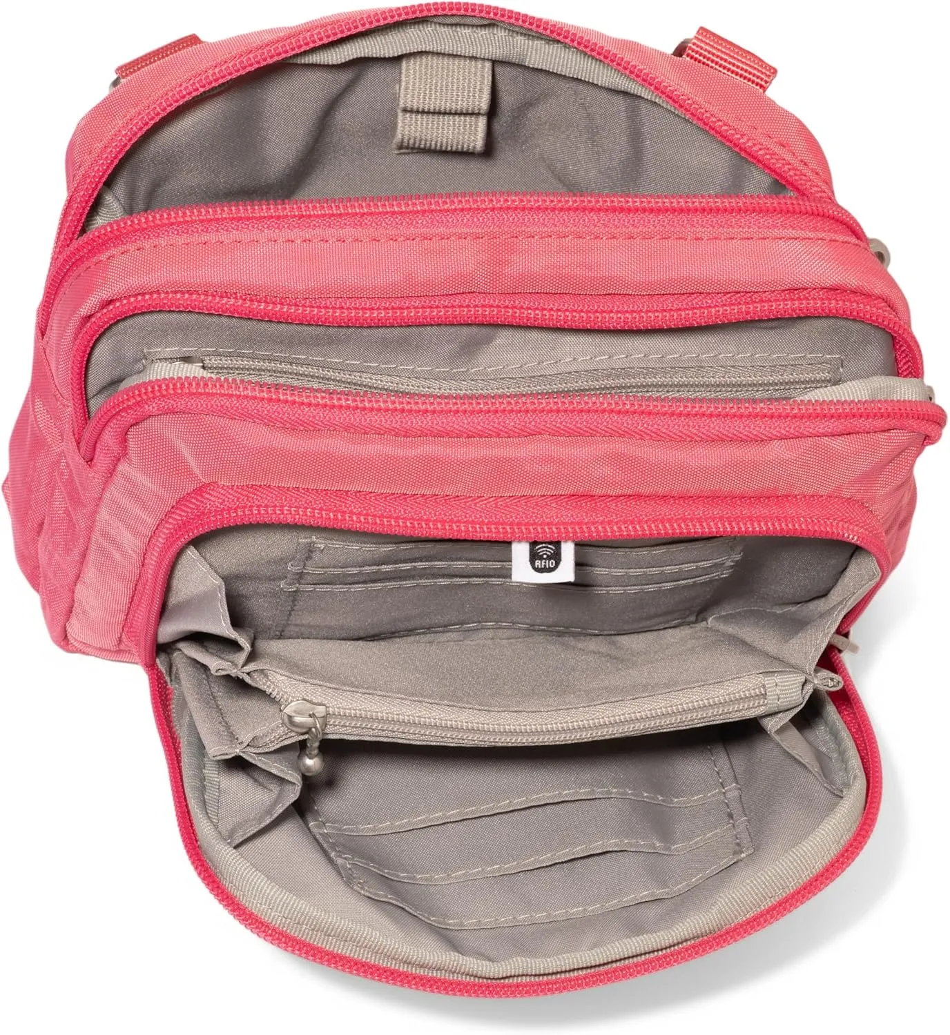 Baggallini Women Triple Zip Bag with Wallet
