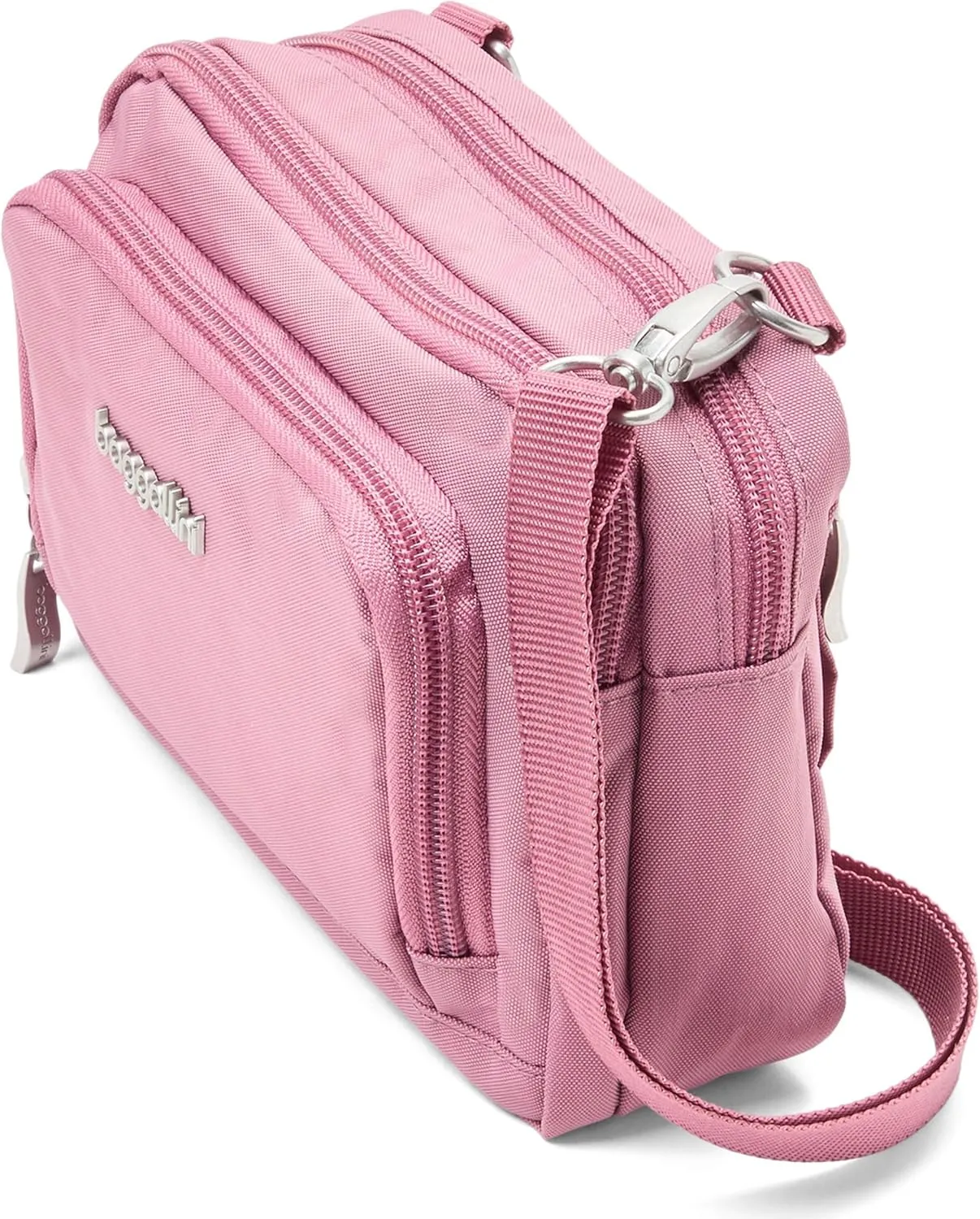Baggallini Women Triple Zip Bag with Wallet