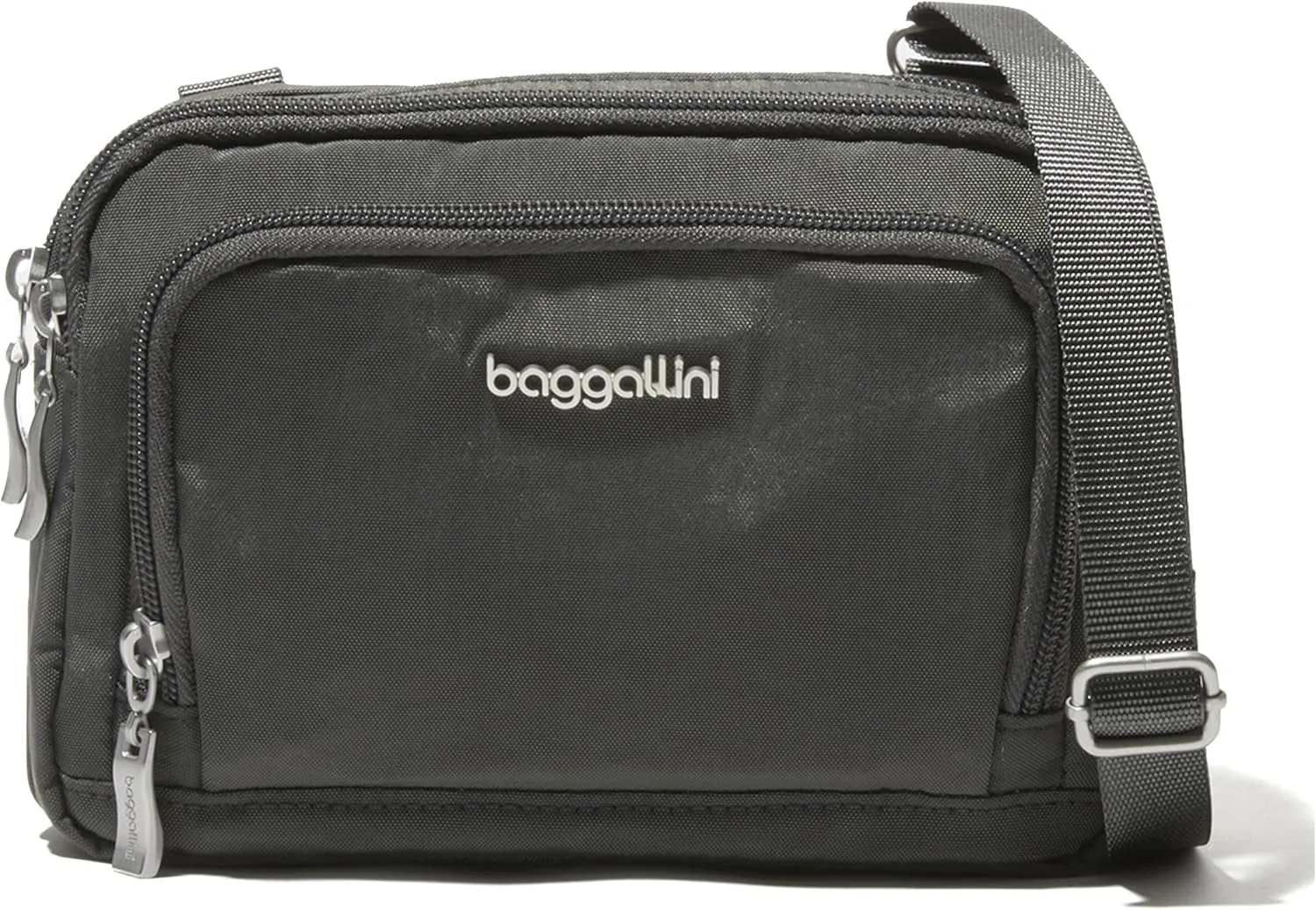 Baggallini Women Triple Zip Bag with Wallet