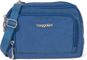 Baggallini Women Triple Zip Bag with Wallet