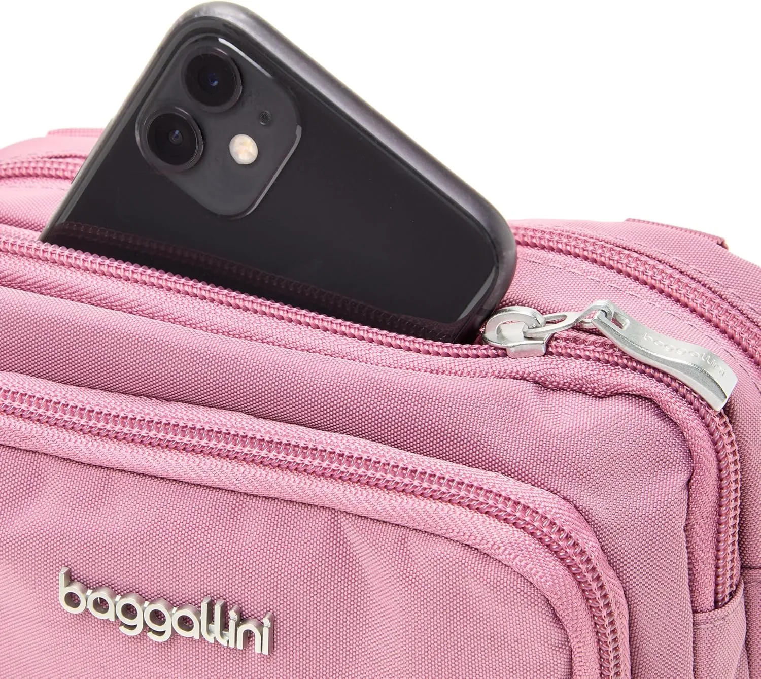 Baggallini Women Triple Zip Bag with Wallet