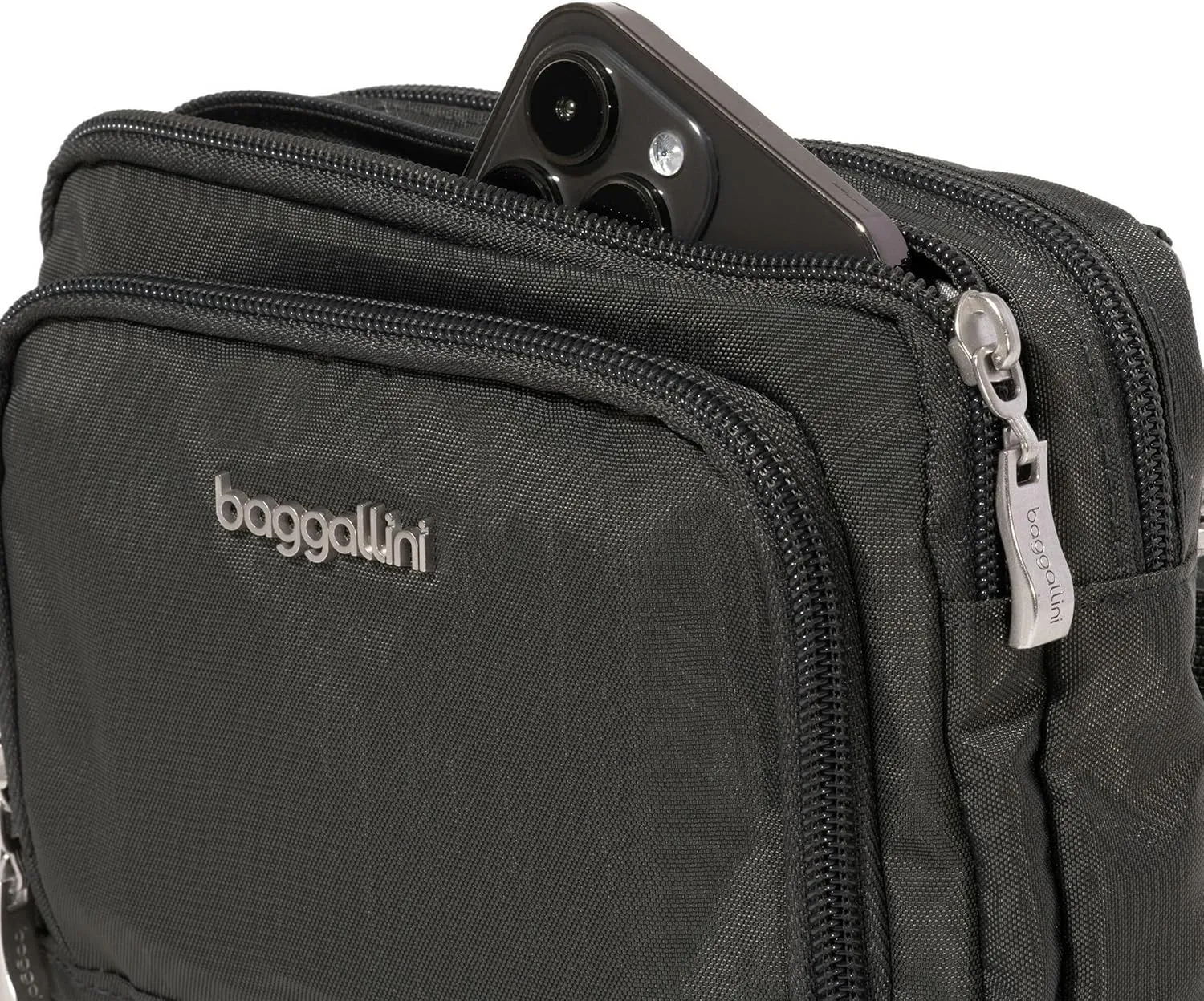 Baggallini Women Triple Zip Bag with Wallet