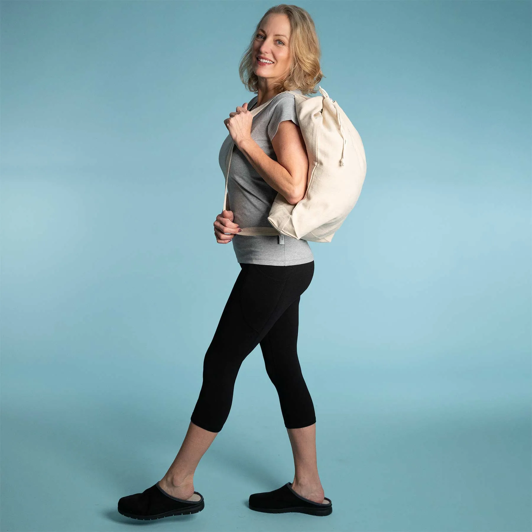 BAKERVILLE 100% Organic Hemp Laundry Sack Bag