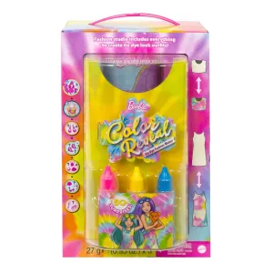 Barbie Doll Color Reveal Tie-Dye Fashion Maker With 2 Barbie Dolls