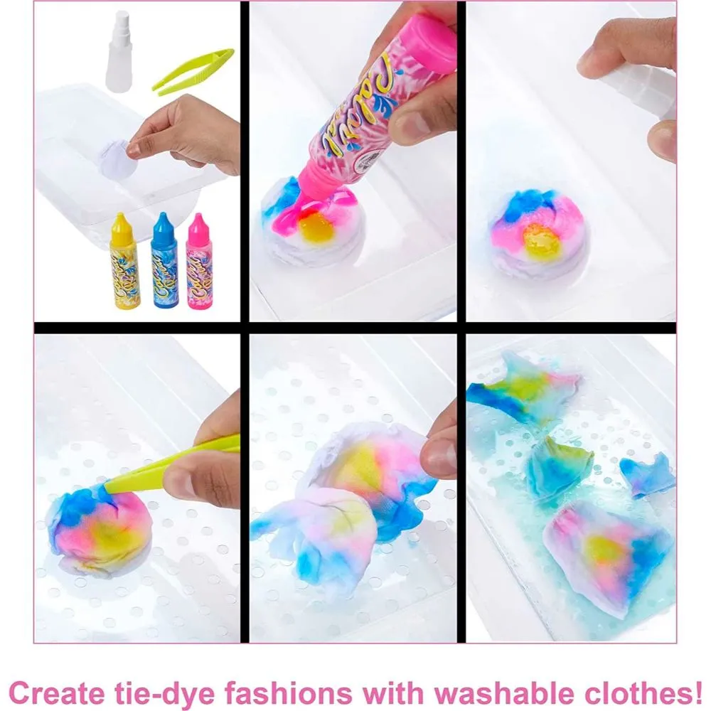 Barbie Doll Color Reveal Tie-Dye Fashion Maker With 2 Barbie Dolls