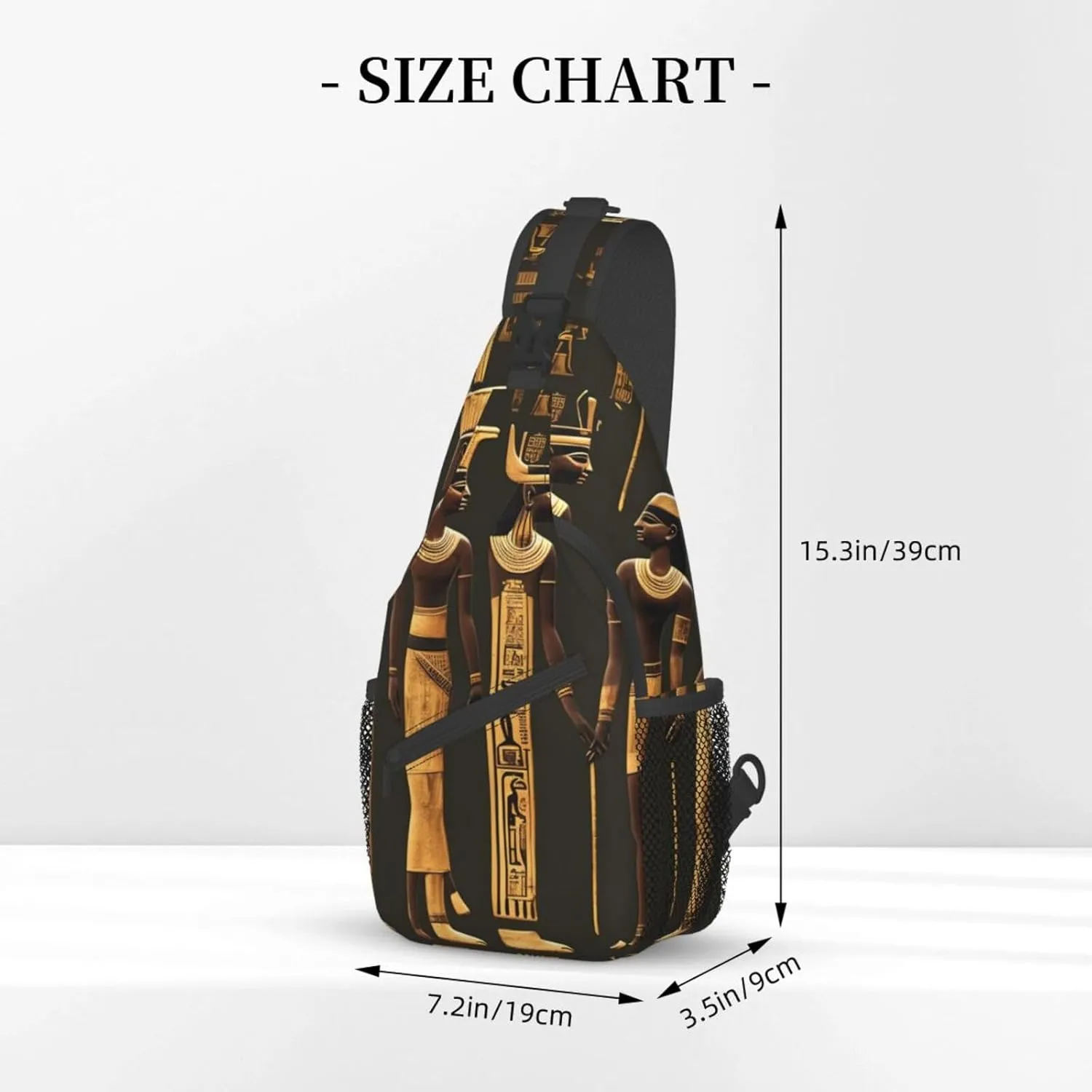 Basketball Print Crossbody Sling Backpack For Women Men,Sling Bag Travel Hiking Chest Bag Daypack