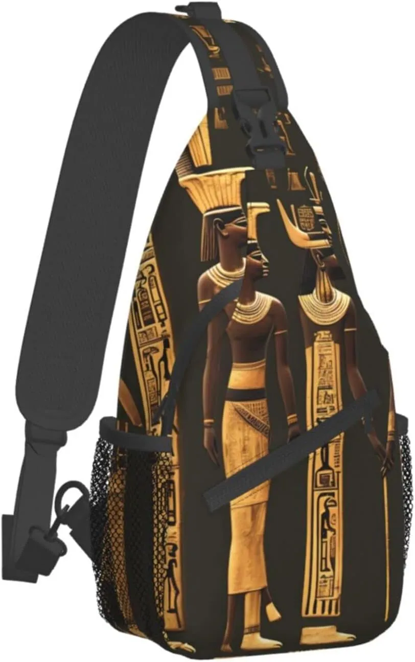 Basketball Print Crossbody Sling Backpack For Women Men,Sling Bag Travel Hiking Chest Bag Daypack