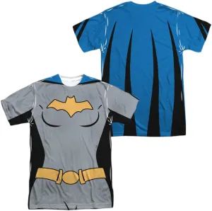 Batman The Animated Series Uniforms Collection Unisex Adult Sublimated Halloween Costume T Shirt (Front/Back)