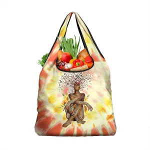 Black Queen Tie Dye Grocery Bag DT02