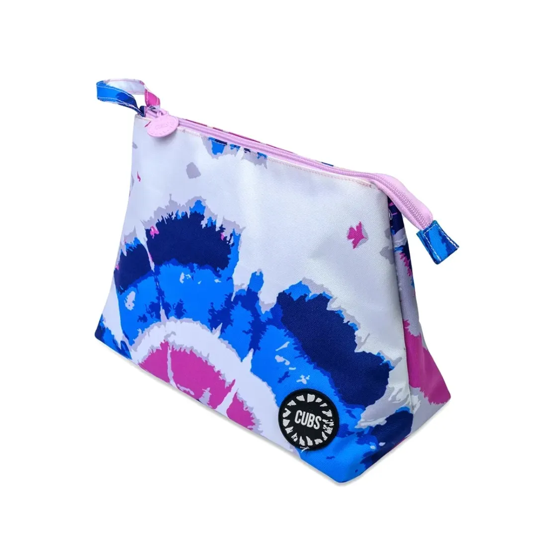 Blue Tie Dye Large Pouch