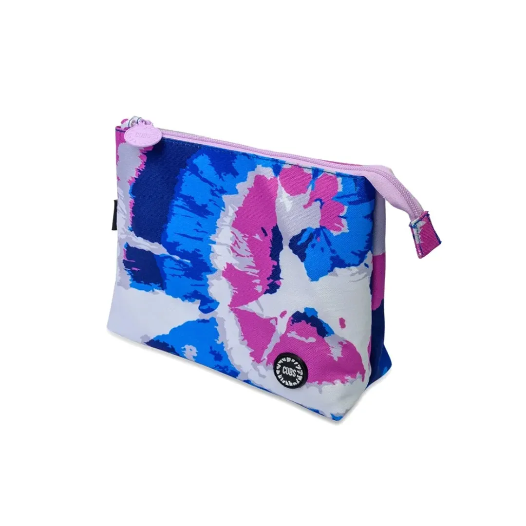 Blue Tie Dye Medium Pouch