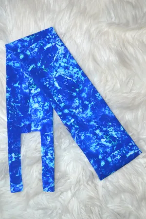Blue Tie Dye Water Tail Bag