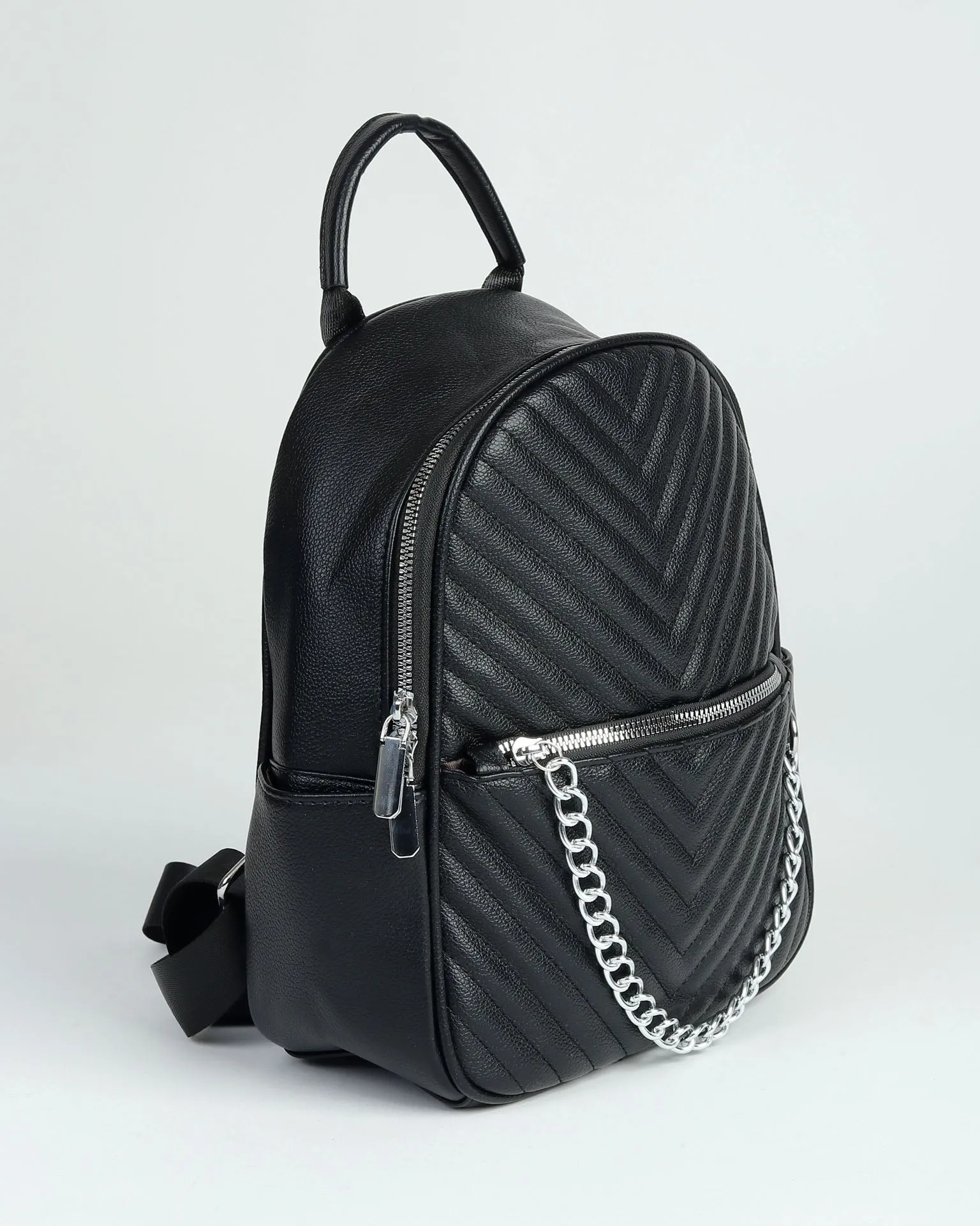 Blush Charm Quilted Backpack