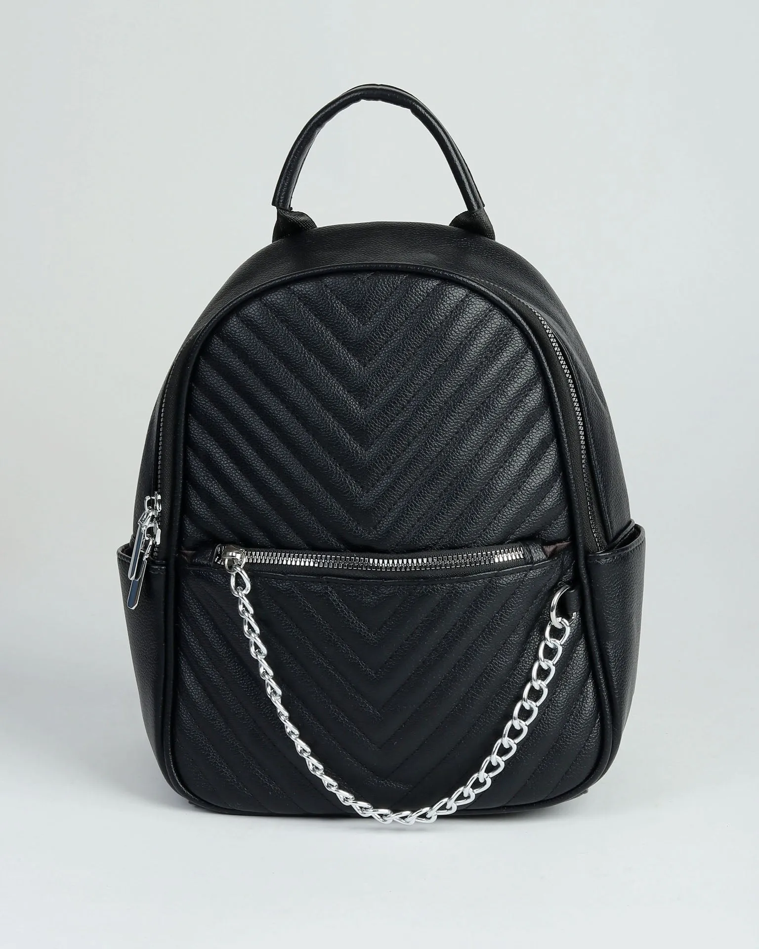 Blush Charm Quilted Backpack
