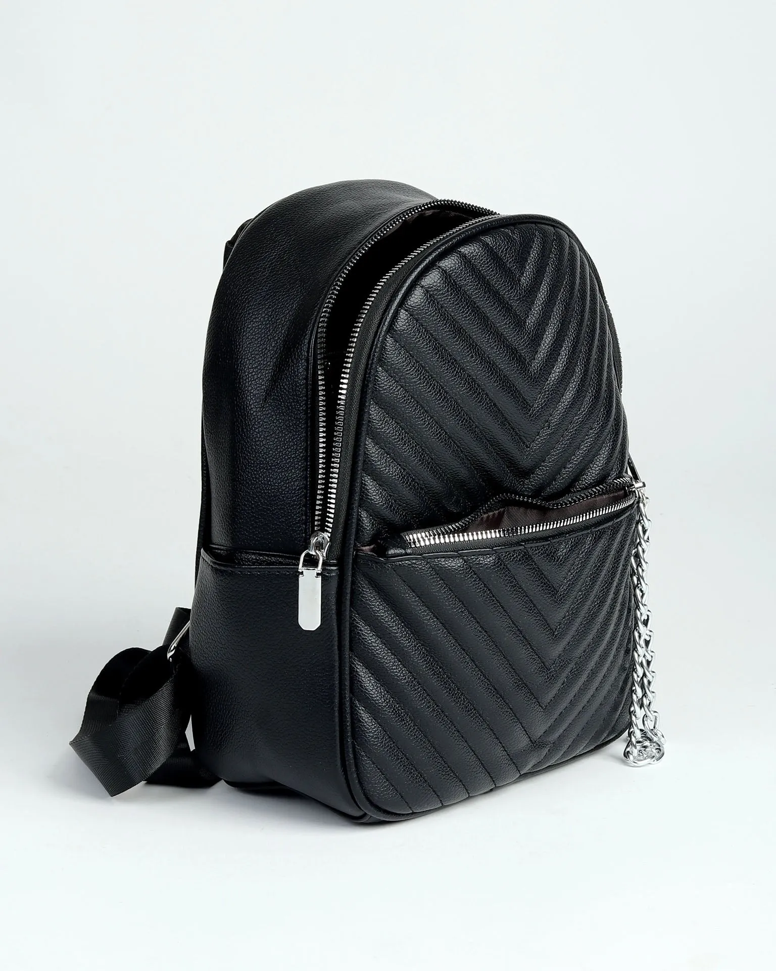 Blush Charm Quilted Backpack