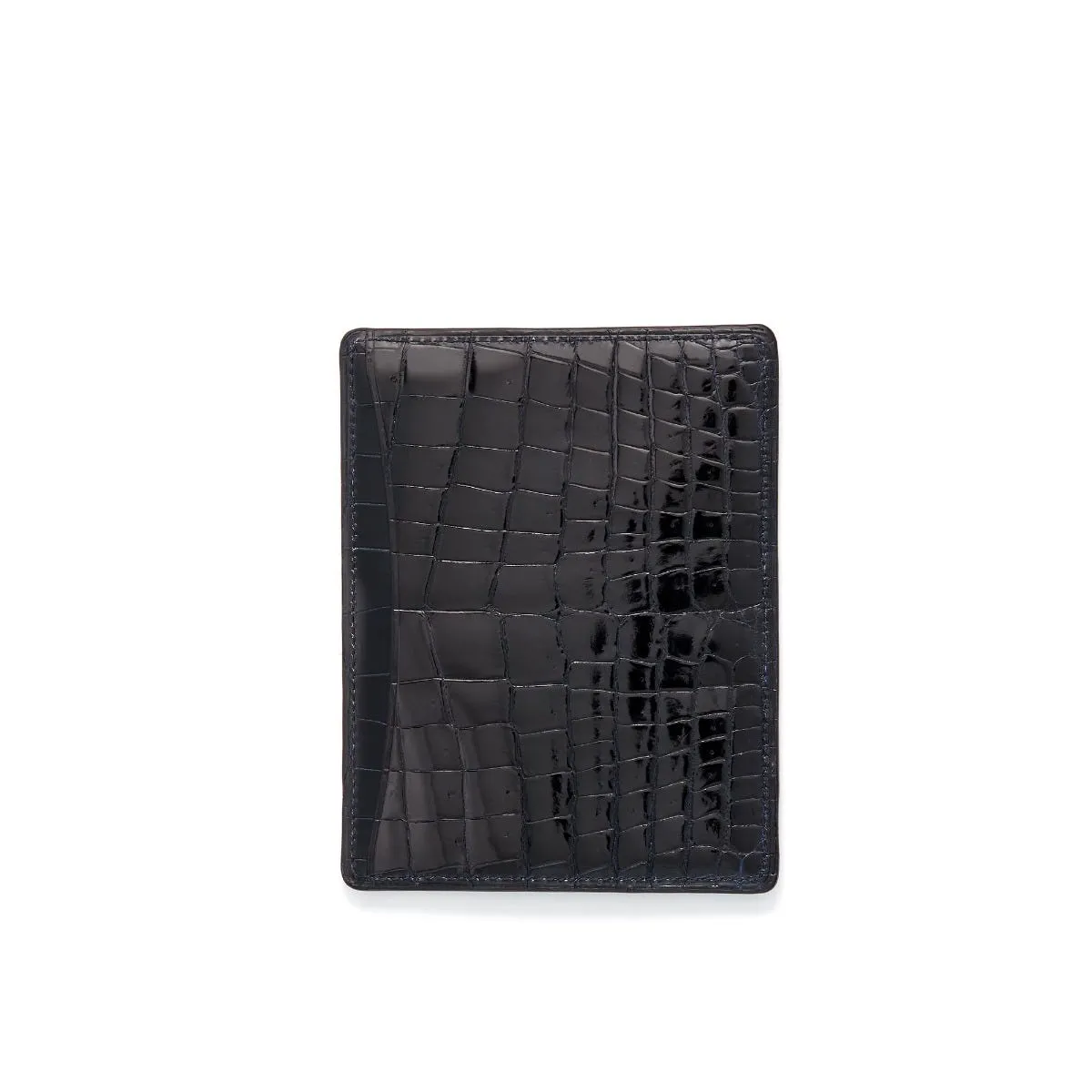 Bond Street 6cc Card Holder in Crocodile