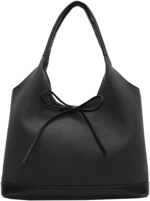 Bow-Tie Hobo Bags for Women Vintage Tote Bag with Large Capacity Underarm Bag for Daily Life Trendy Sling bags