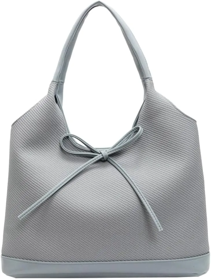 Bow-Tie Hobo Bags for Women Vintage Tote Bag with Large Capacity Underarm Bag for Daily Life Trendy Sling bags