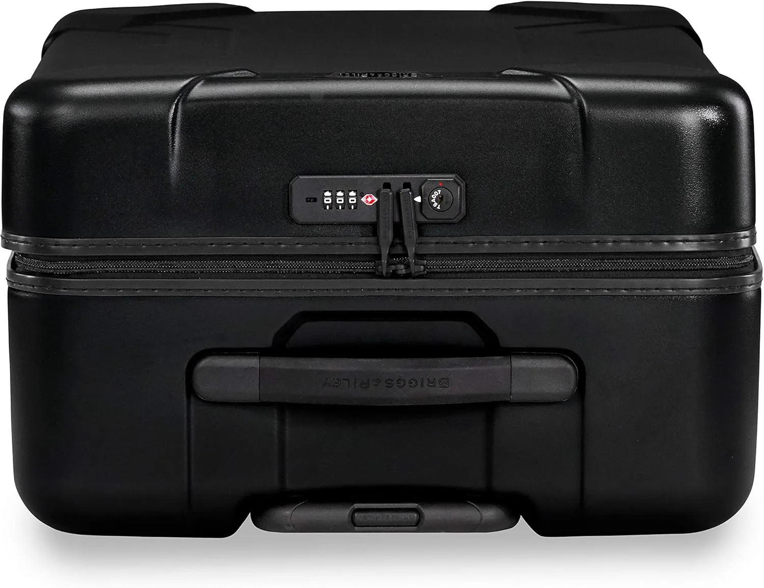Briggs & Riley 27" Medium Spinner - Checked Luggage for Travel, Suitcases with Wheels, Hardside Rolling Bag for Men & Women, Self-Repairing Zipper - Torq Collection, Stealth Black