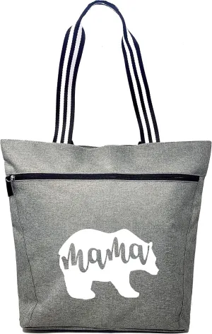 Brooke & Jess Designs Mom Bags for Everyday - Bags for Women with Zipper, Large Stylish Travel Bag, Work Bag
