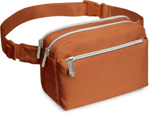 Brown Crossbody Belt Bag for Women – Stylish Fanny Pack, Functional and Fashion Waist Packs for Travel, Festivals, and Everyday Use
