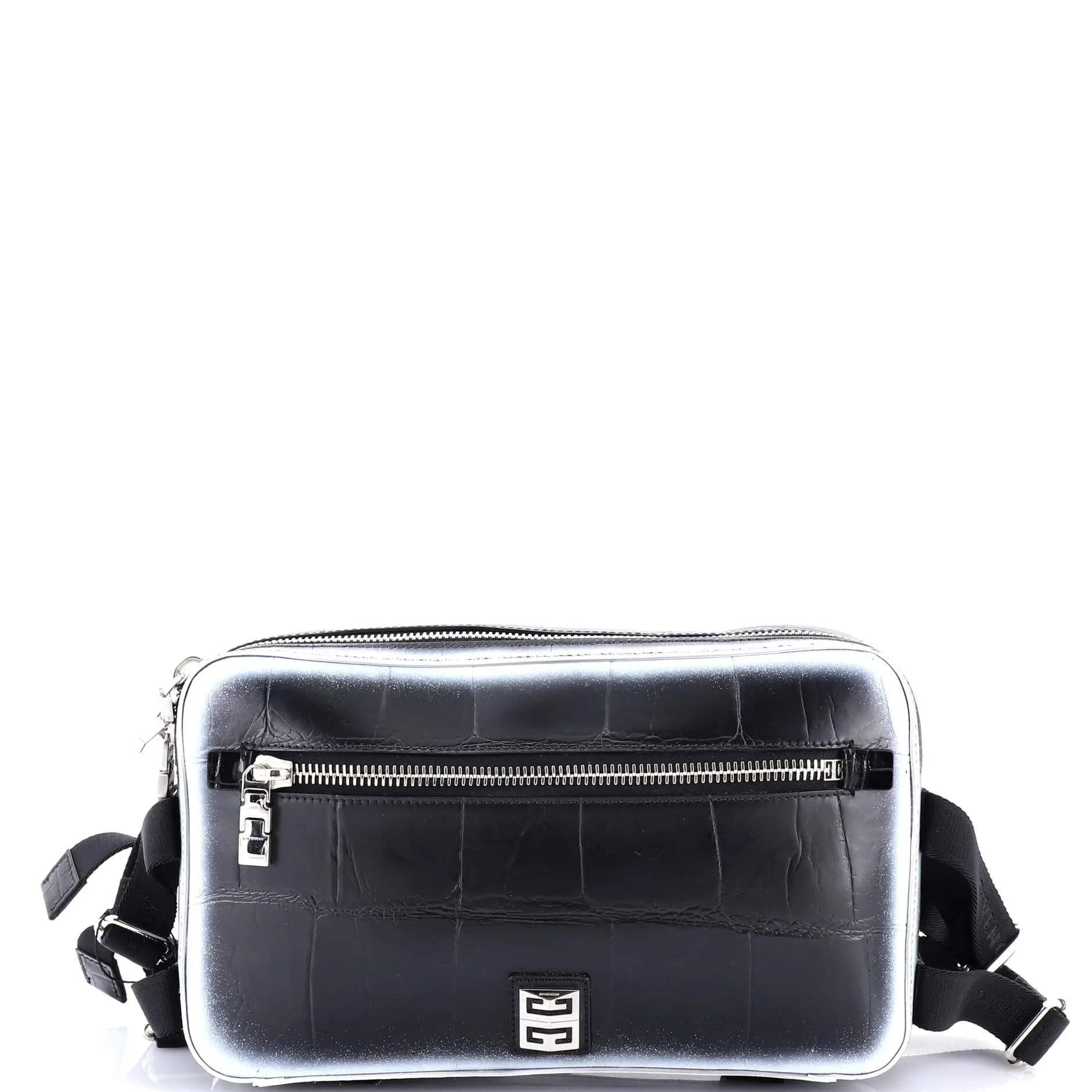 Bum Bag Crocodile Embossed Leather