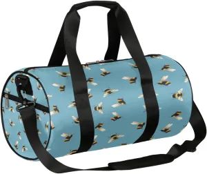 Bumblebee Cute Gym Bag Small Gym Duffel Bags for Men Women Overnight Weekender Bag Lightweight Sport Duffle Bag Carry On Gymbag