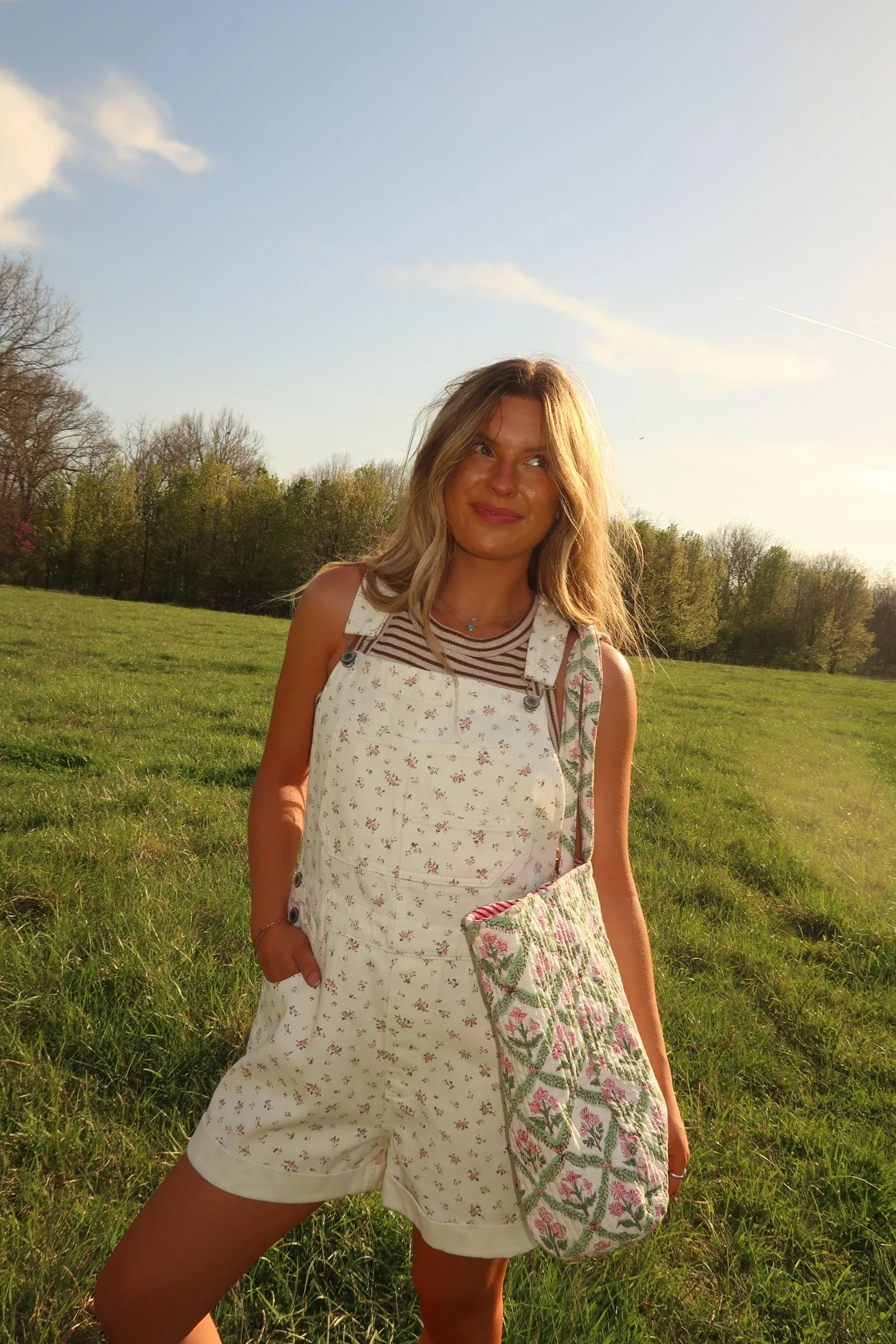 Candy Quilted Tote Bag