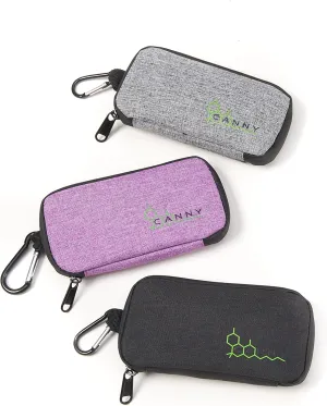 CANNY Pocket Smell Proof Bag – Pocket Size Odor Eliminating Travel Pouch. Odorless Container– Medicinal Stash Case with Activated Carbon and Bamboo Charcoal Stashbox
