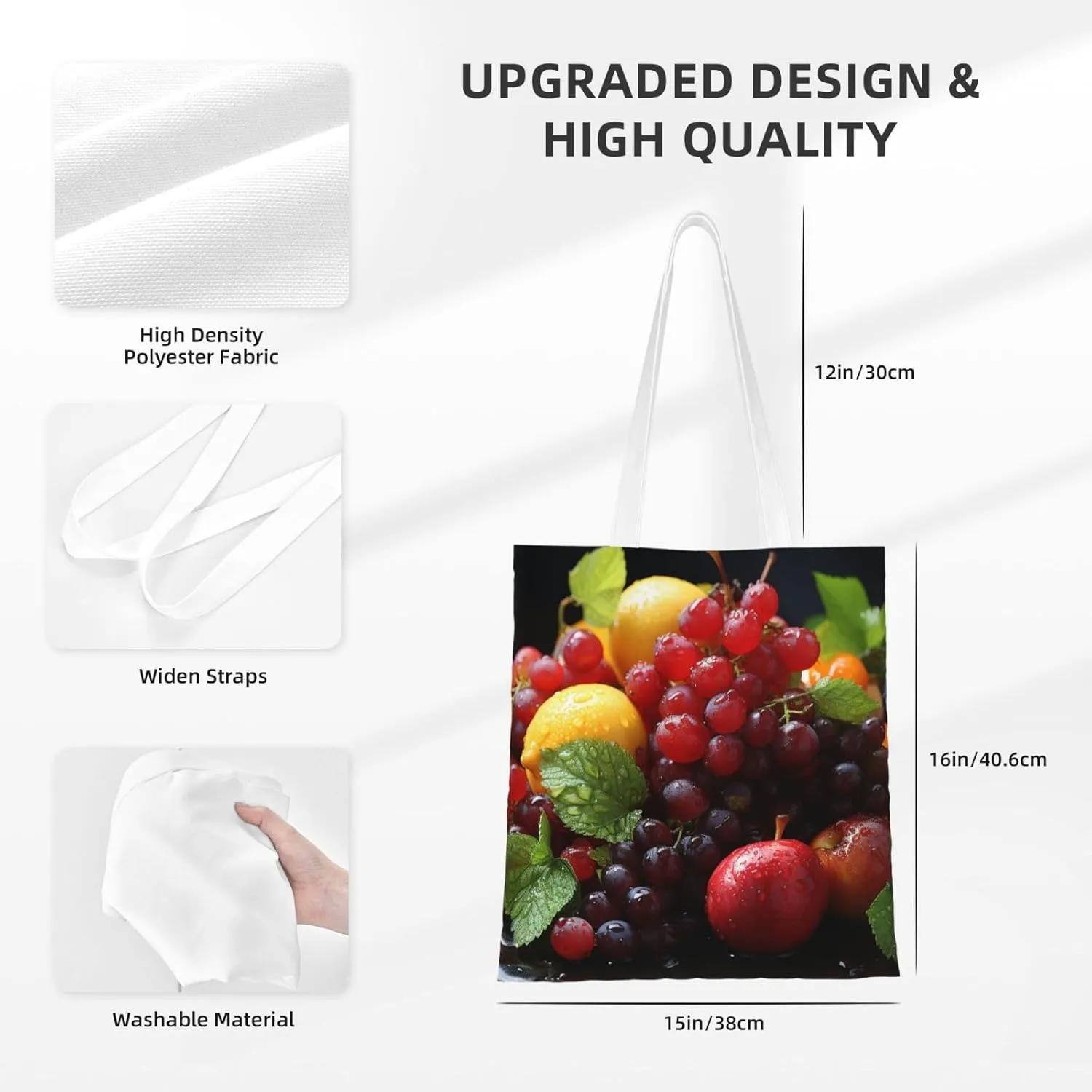 Canvas Tote Bag For Women Reusable Shopping Bag Casual Green Snake Shoulder Bag Handbag For Travel