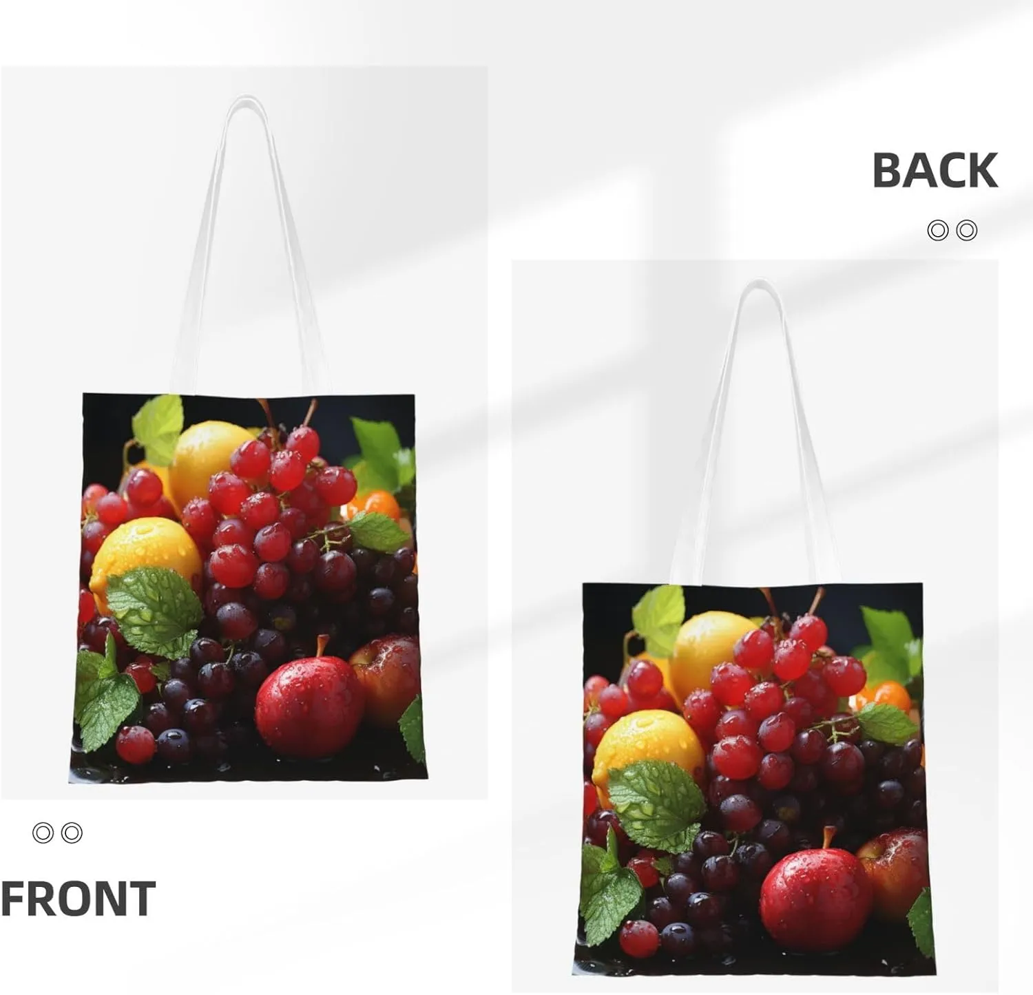 Canvas Tote Bag For Women Reusable Shopping Bag Casual Green Snake Shoulder Bag Handbag For Travel