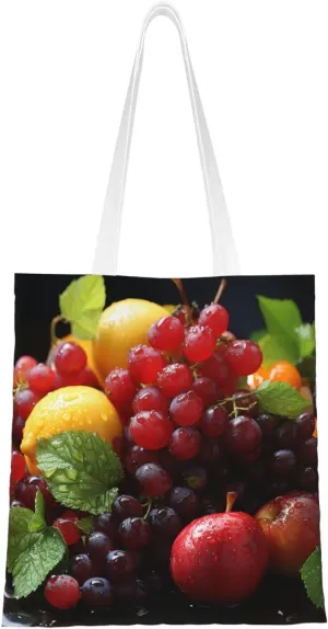 Canvas Tote Bag For Women Reusable Shopping Bag Casual Green Snake Shoulder Bag Handbag For Travel