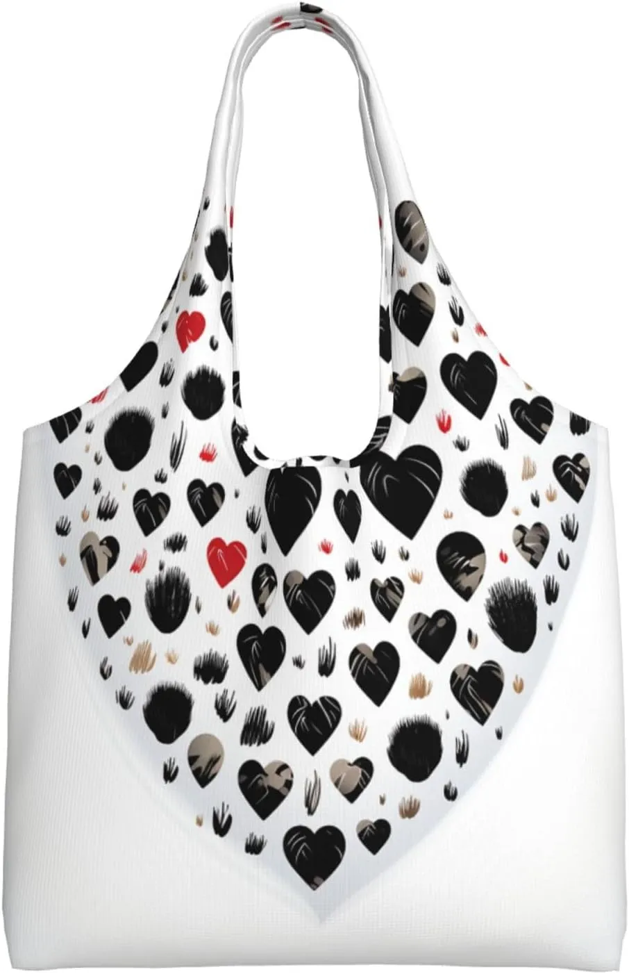 Canvas Tote Bag Lightweight Reusable Grocery Shopping Bag 3D Snake Handbag for Women Men