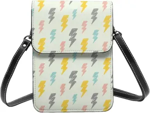 Carton Thunders Leather Crossbody Phone Purse for Women Cute Wallet Bags Lightweight Mini Sling Bag