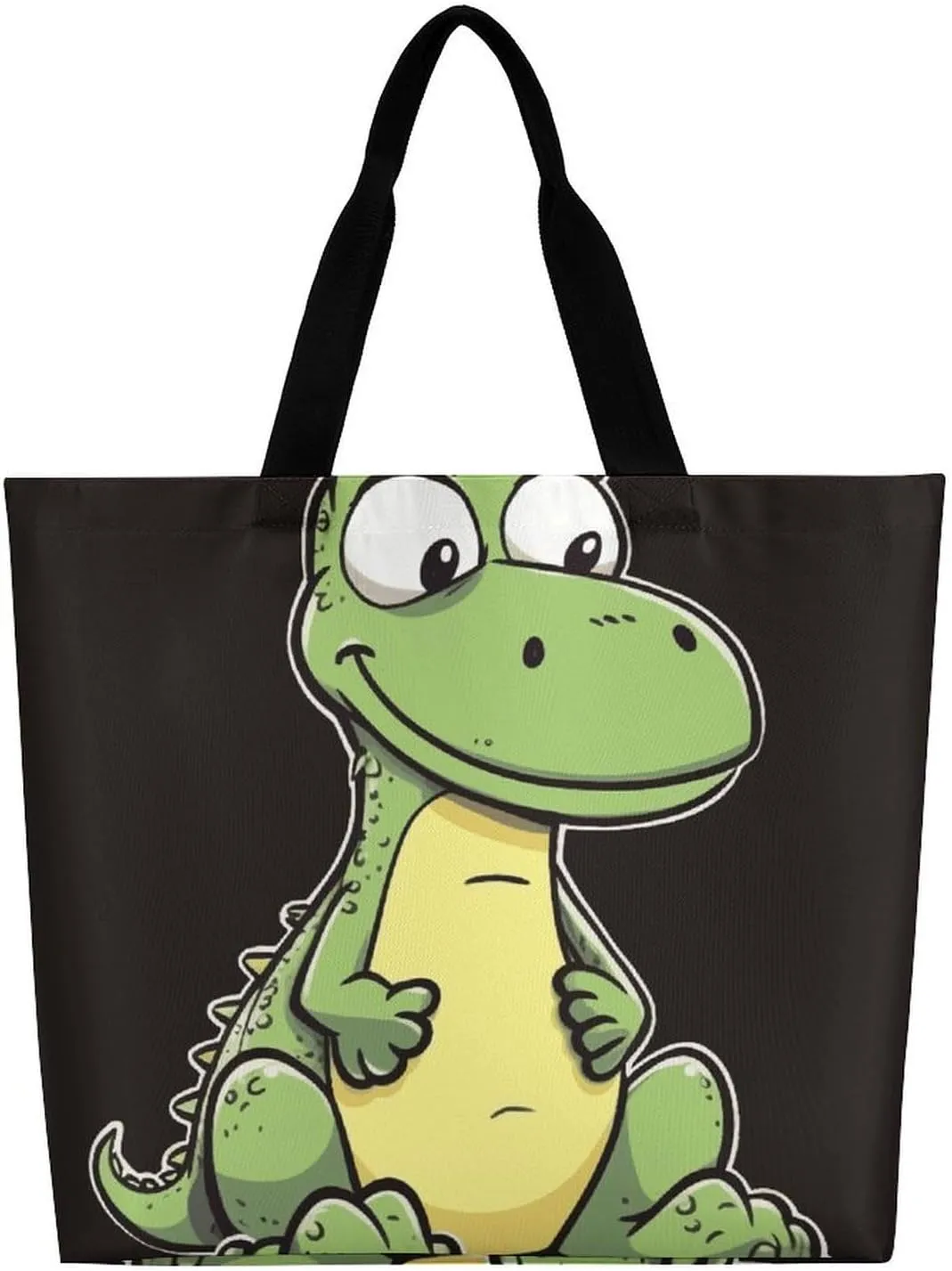 Cartoon Shark Floating in Water Tote Bag for Women Reusable Grocery Shoulder Bag Shopping Bags for Travel, Groceries