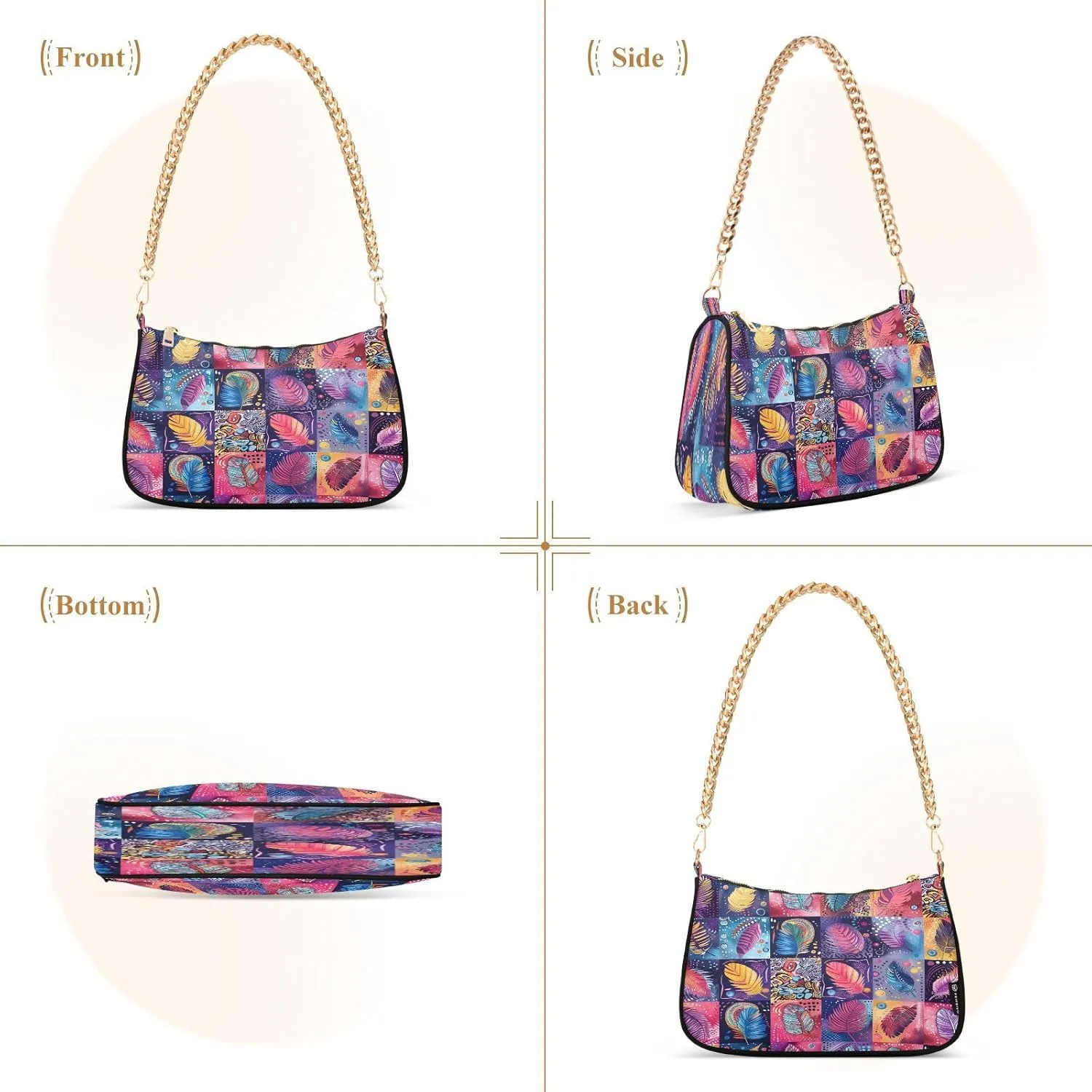 Cartoon Tractors Grey Small Womens Purse, Women Crossbody Bags