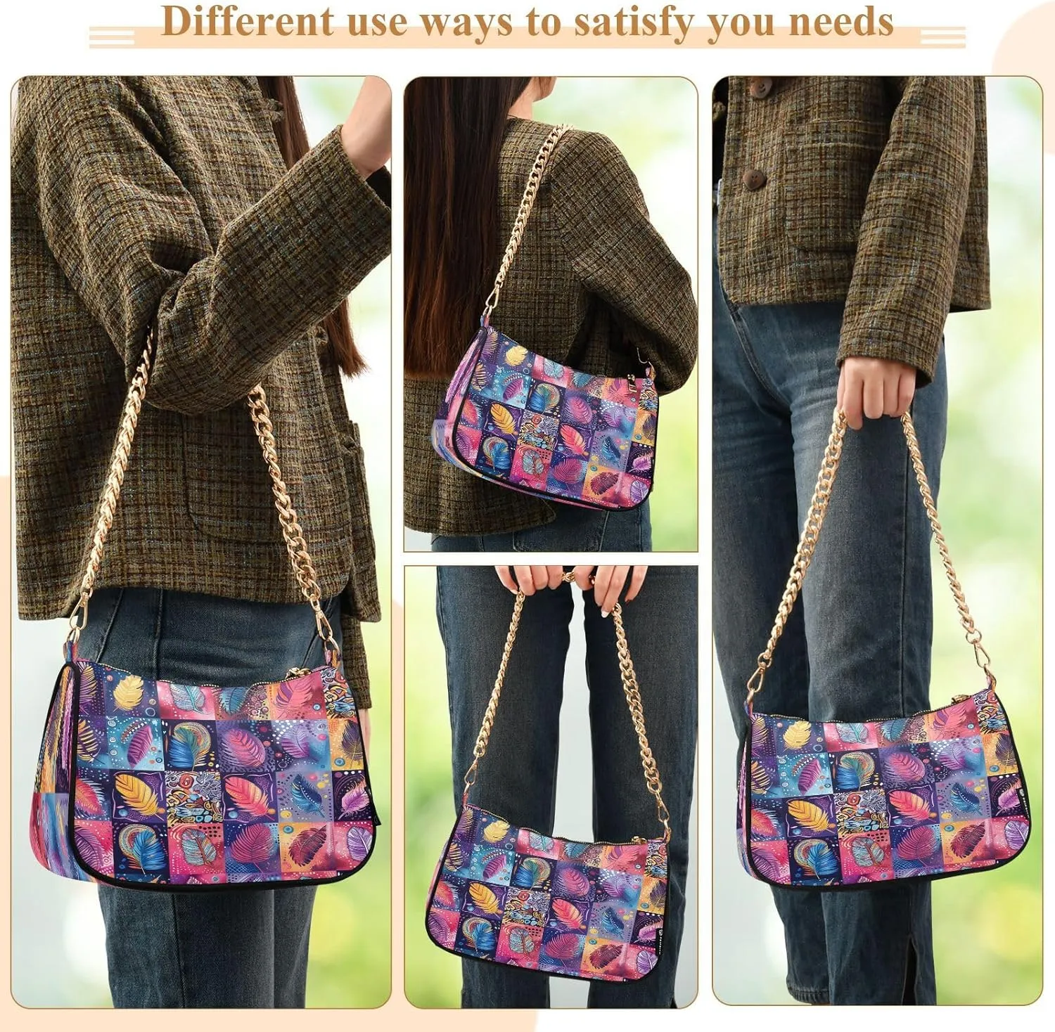 Cartoon Tractors Grey Small Womens Purse, Women Crossbody Bags