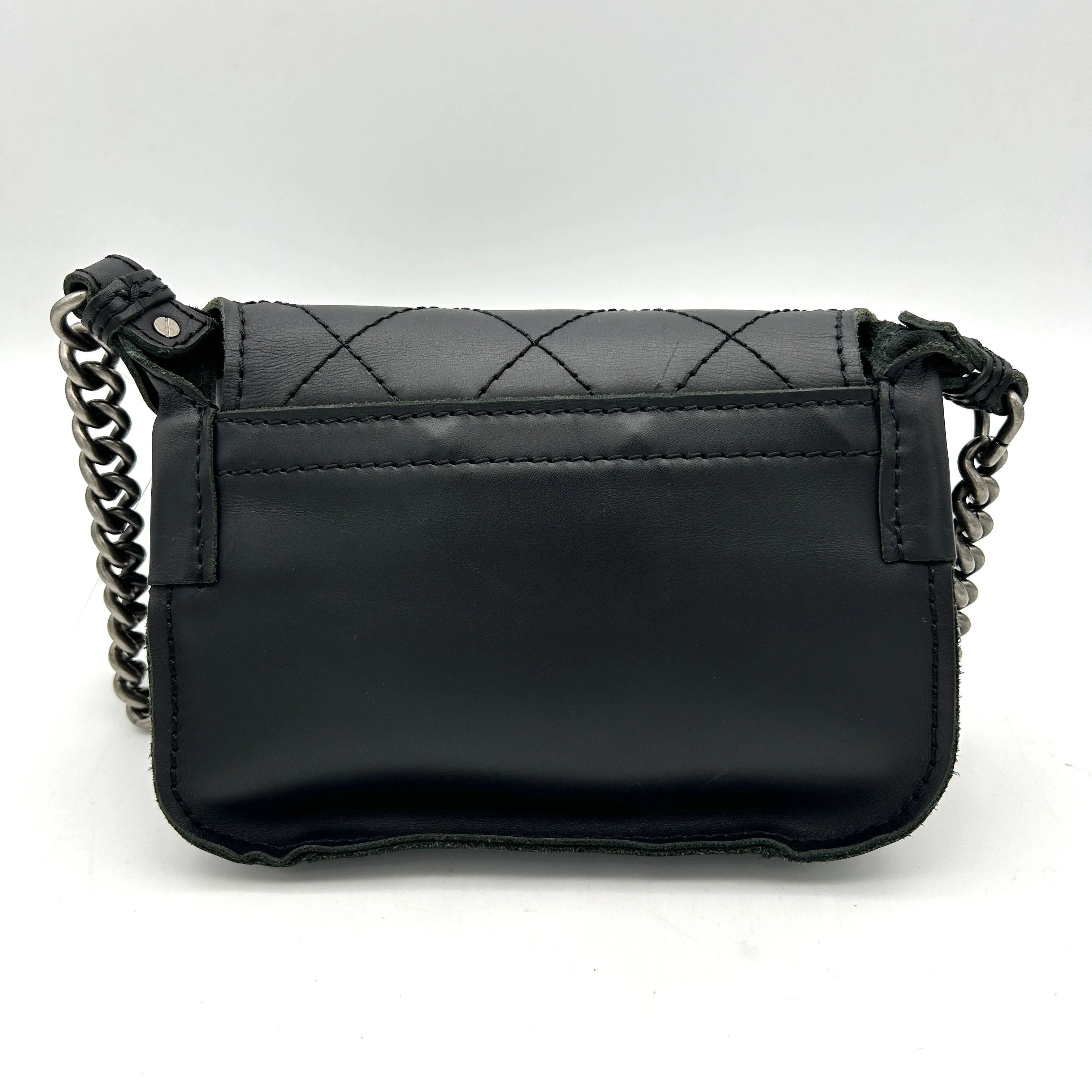CHANEL Pre-Owned 2014 Paris-Edinburgh Highlander Shoulder Bag | Black  ch22173cc