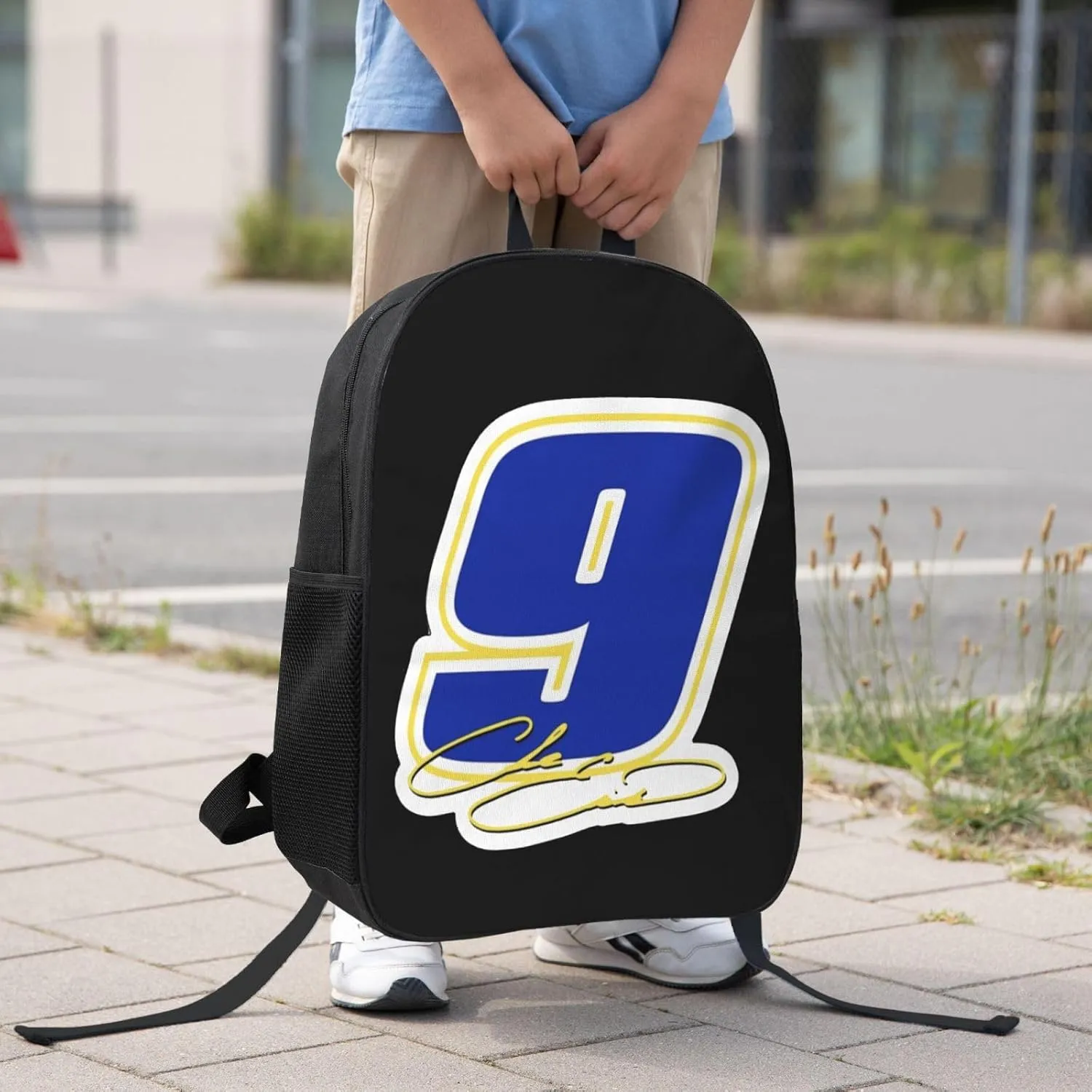 Chase-Elliott-Car-9 Backpack Work Rucksack Computer Bag 17 Inch Travel Backpack Gym Bags